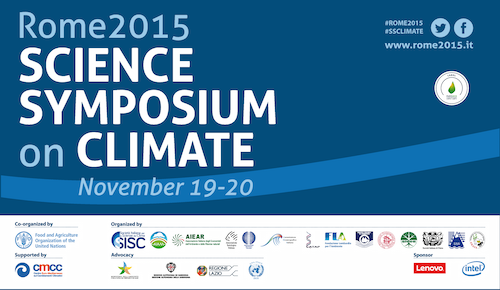 Rome2015 – Science Symposium on Climate