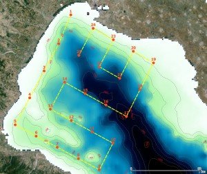 MREA16 Sampling Scheme in the Gulf of Taranto