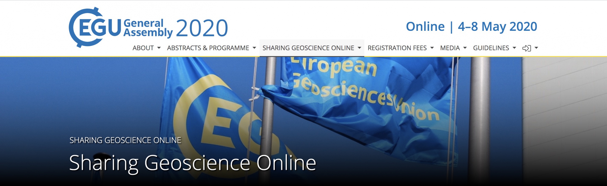 The CMCC Foundation at EGU2020: Sharing Geoscience Online