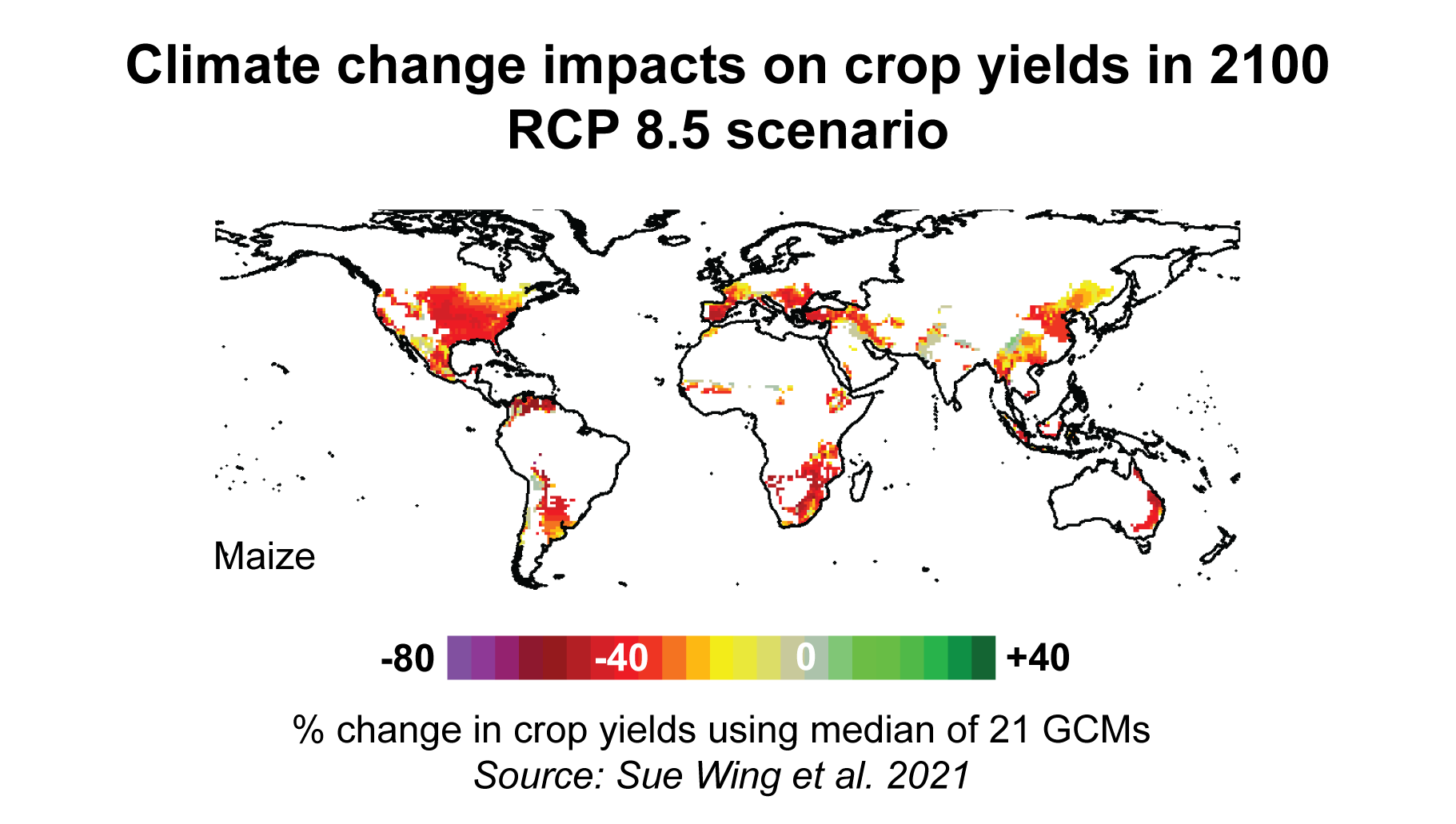 A quarter of global harvests at risk if agriculture does not adapt to