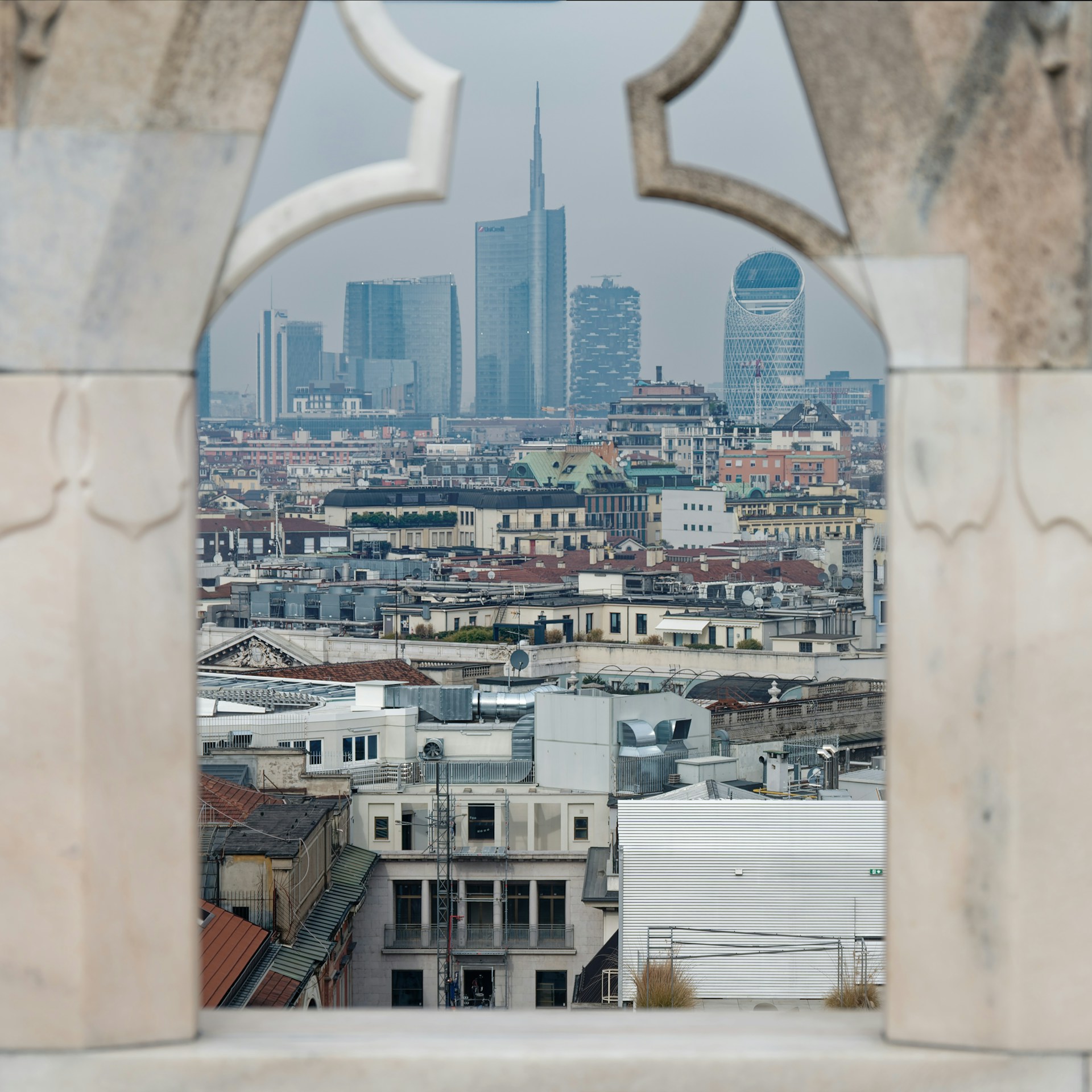 a view of Milan, Italy