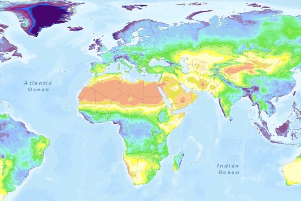 Aridity and drought: Here is the global, spatial detailed database on current and pr...