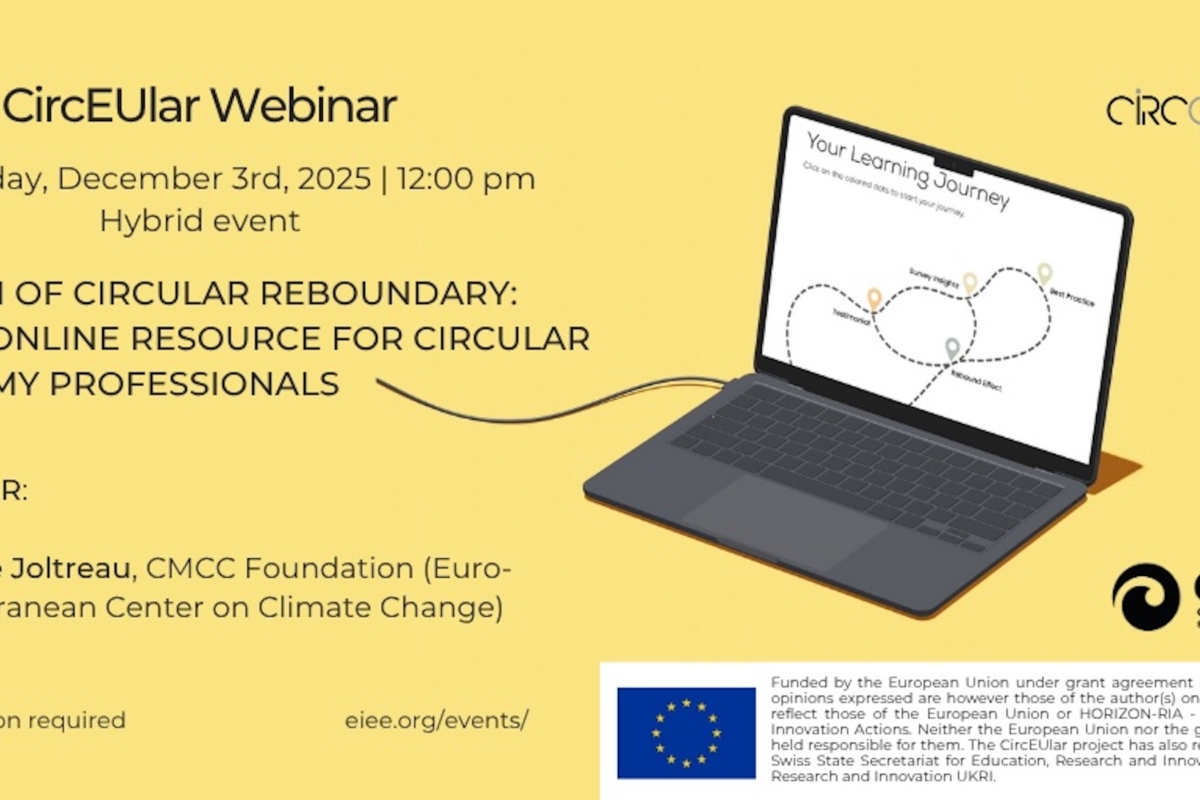Circular ReBoundary: una nuova risorsa per aiutare imprese e organizzazioni ad adottare pratiche di economia circolare efficaci