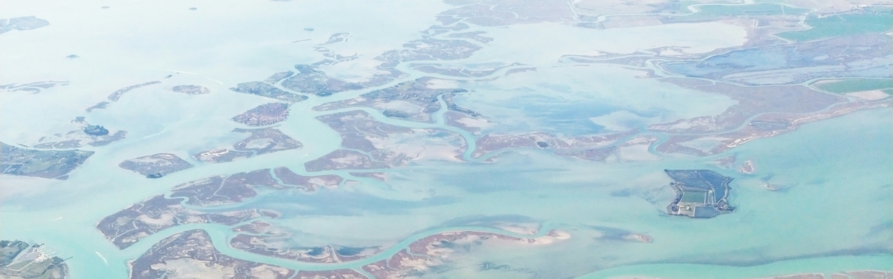 Venice Lagoon, aereal view