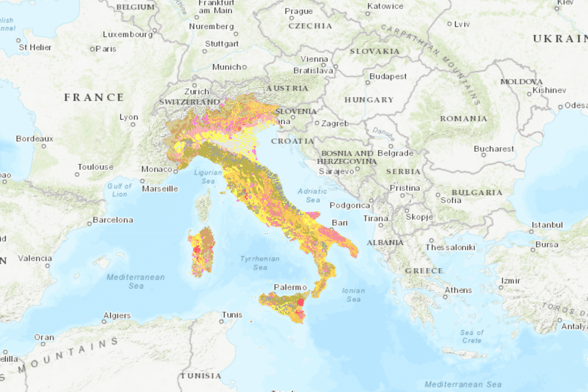 Premiata la Carta Idrogeologica d&rsquo;Italia, con il contributo del CMCC