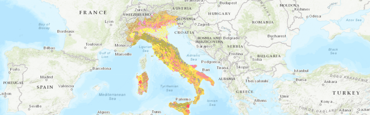 Hydrogeological Map of Italy