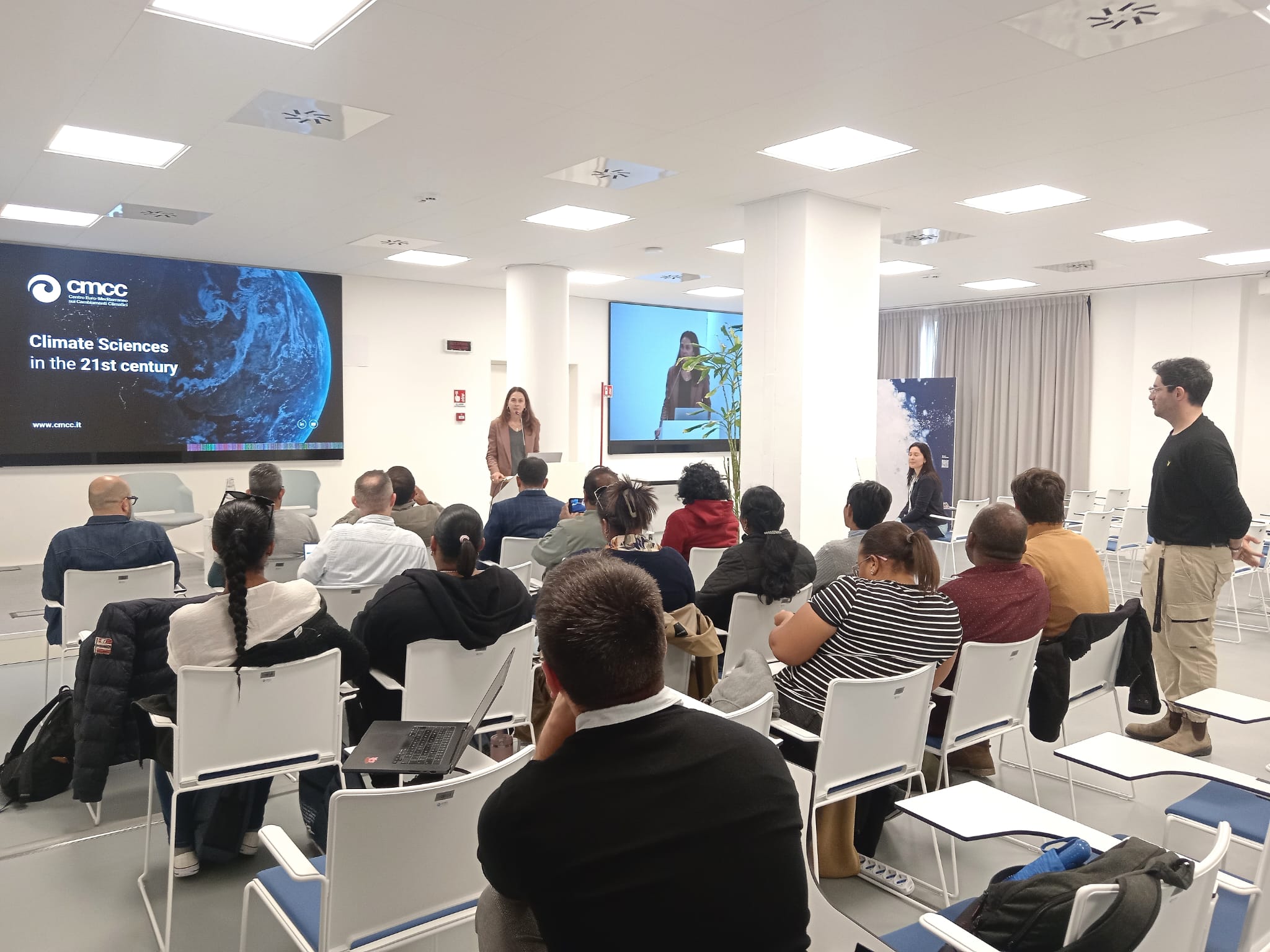 people at a conference