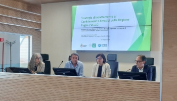 The CMCC Foundation is supporting the Apulia Region in the development of its Regional Climate Change Adaptation Strategy, contributing to the Steering Committee&rsquo;s activities through scientific and technical expertise as well as climate risk assessment tools.